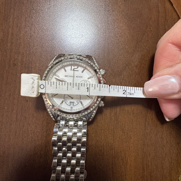 Michael Kors Silver Chronograph Watch main image 4
